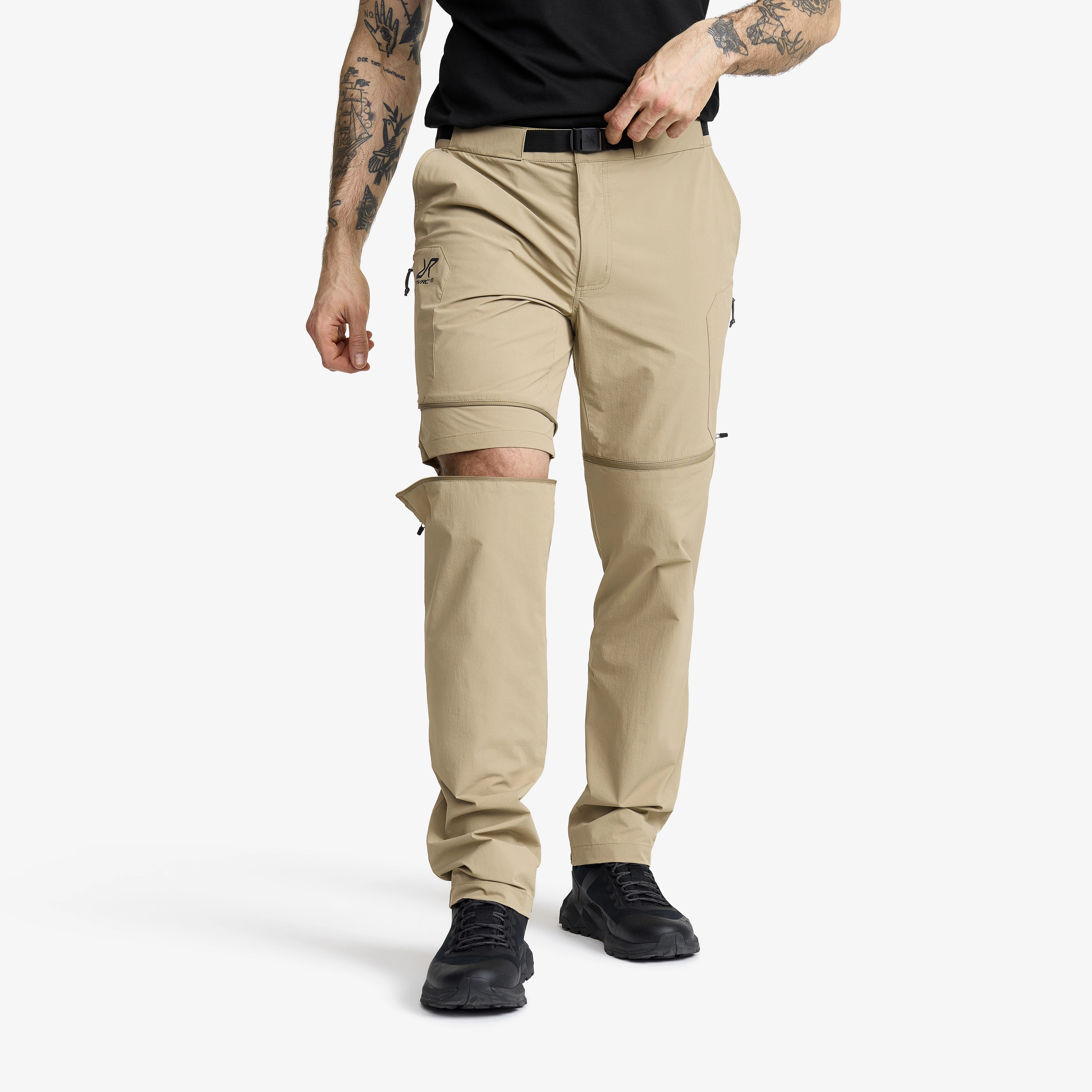 Elevate Hiking Zip-off Pants Herren Khaki, Größe:XS - Hosen > Zip-off-hosen