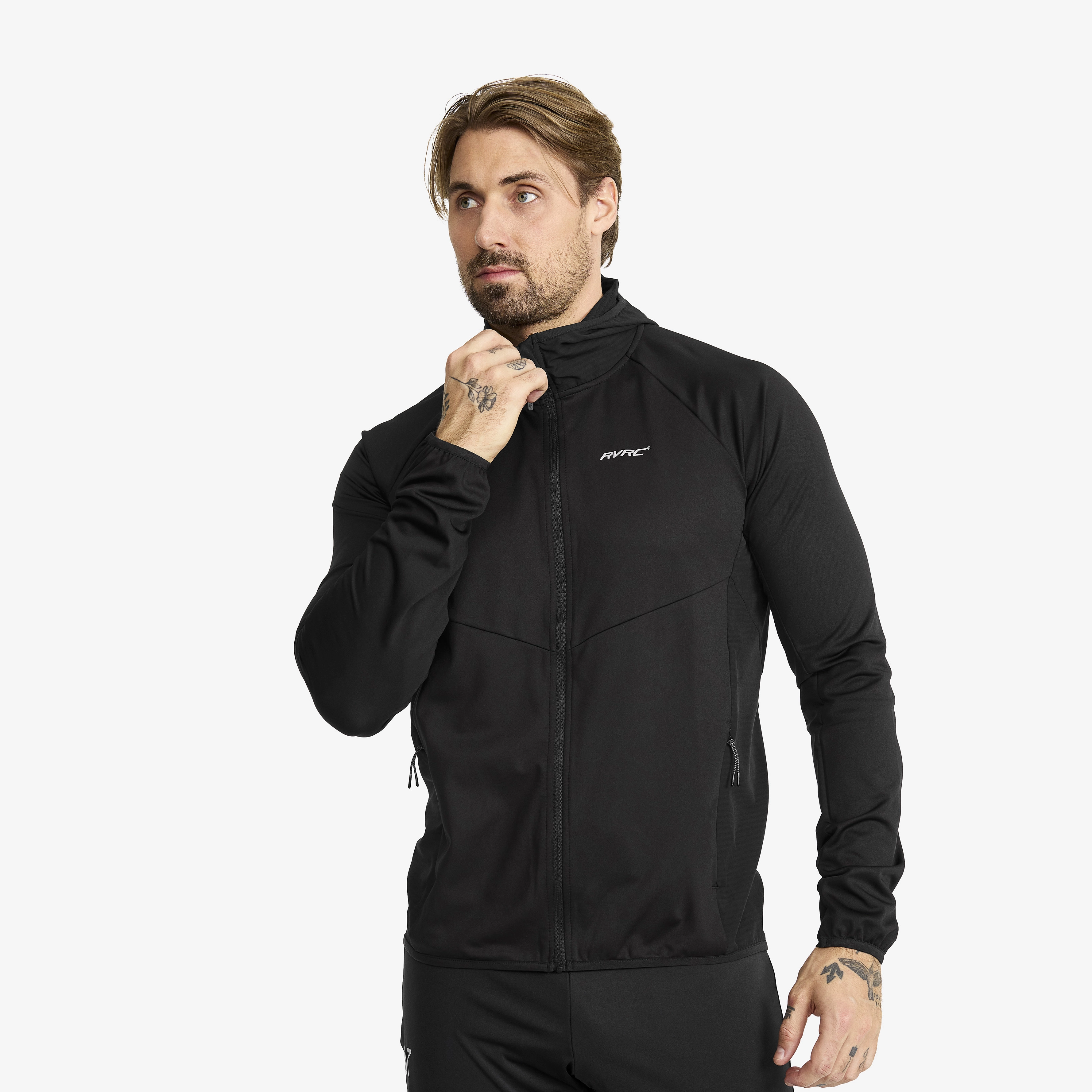 Pace Hooded Wind Jacket Herren Black, Größe:2XL - Jacken > Windbreakers