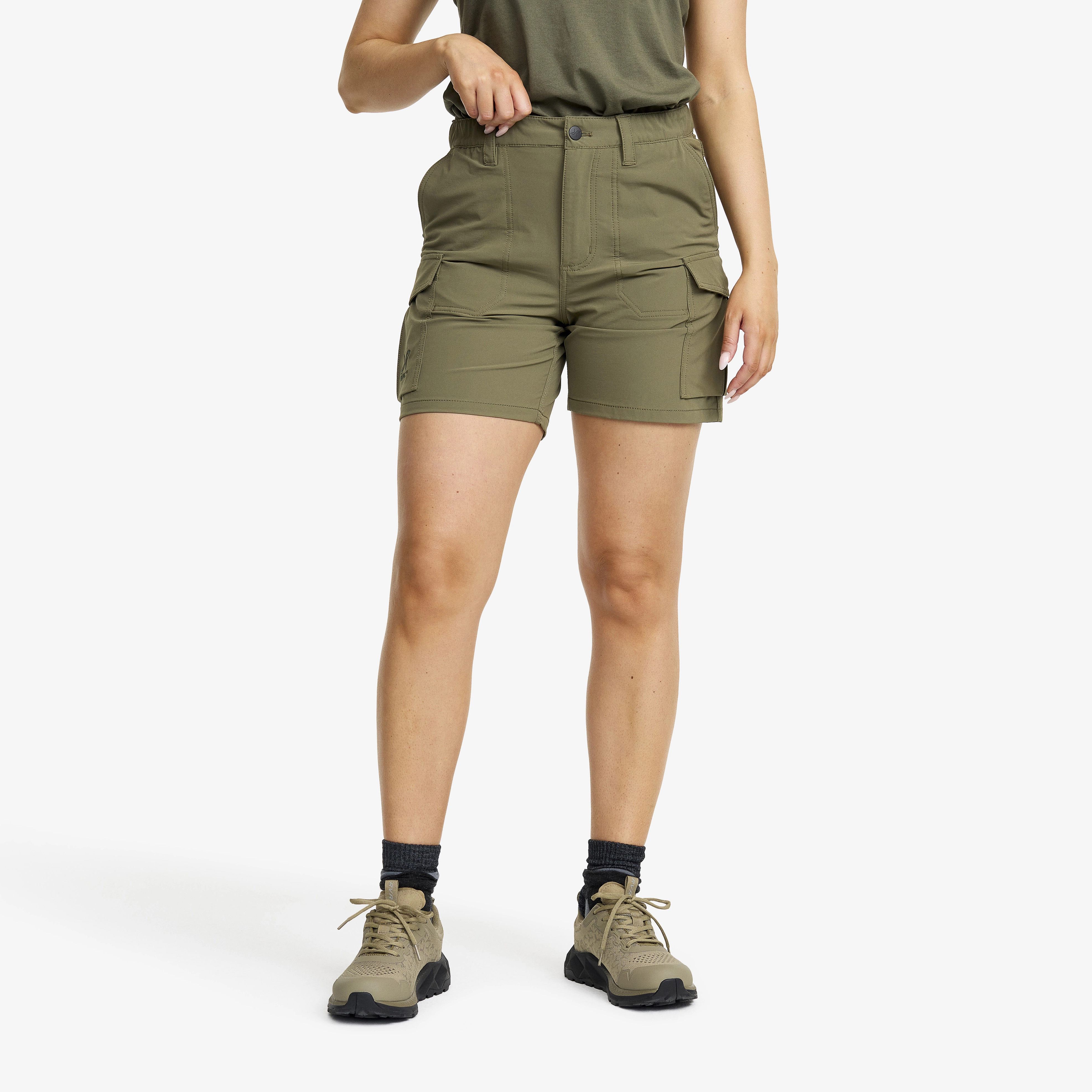 Adventure Cargo Stretch Shorts Damen Kalamata, Größe:L - Damen > Hosen > Shorts