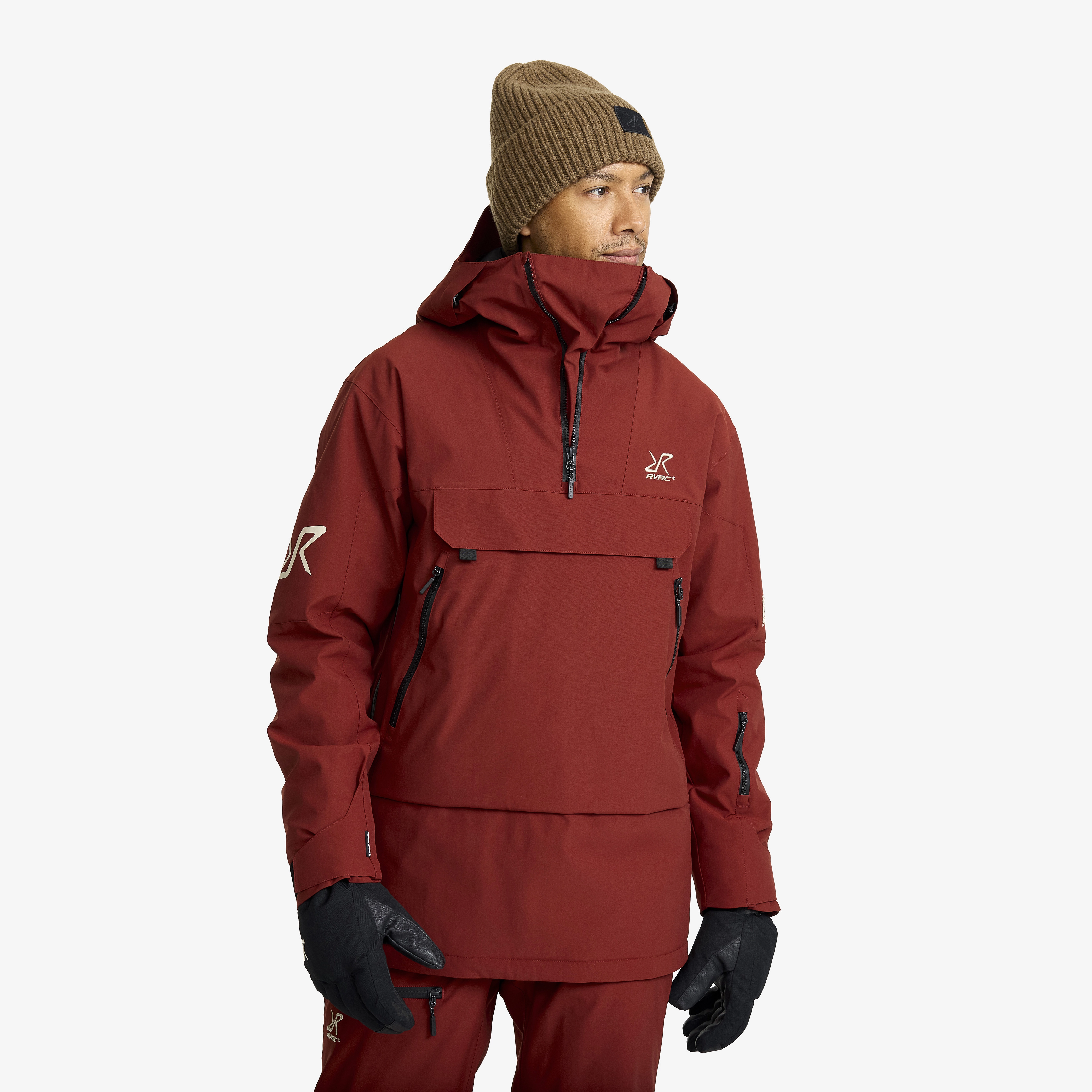 Halo 2L Insulated Ski Anorak Herren Fired Brick, Größe:S - Skijacken