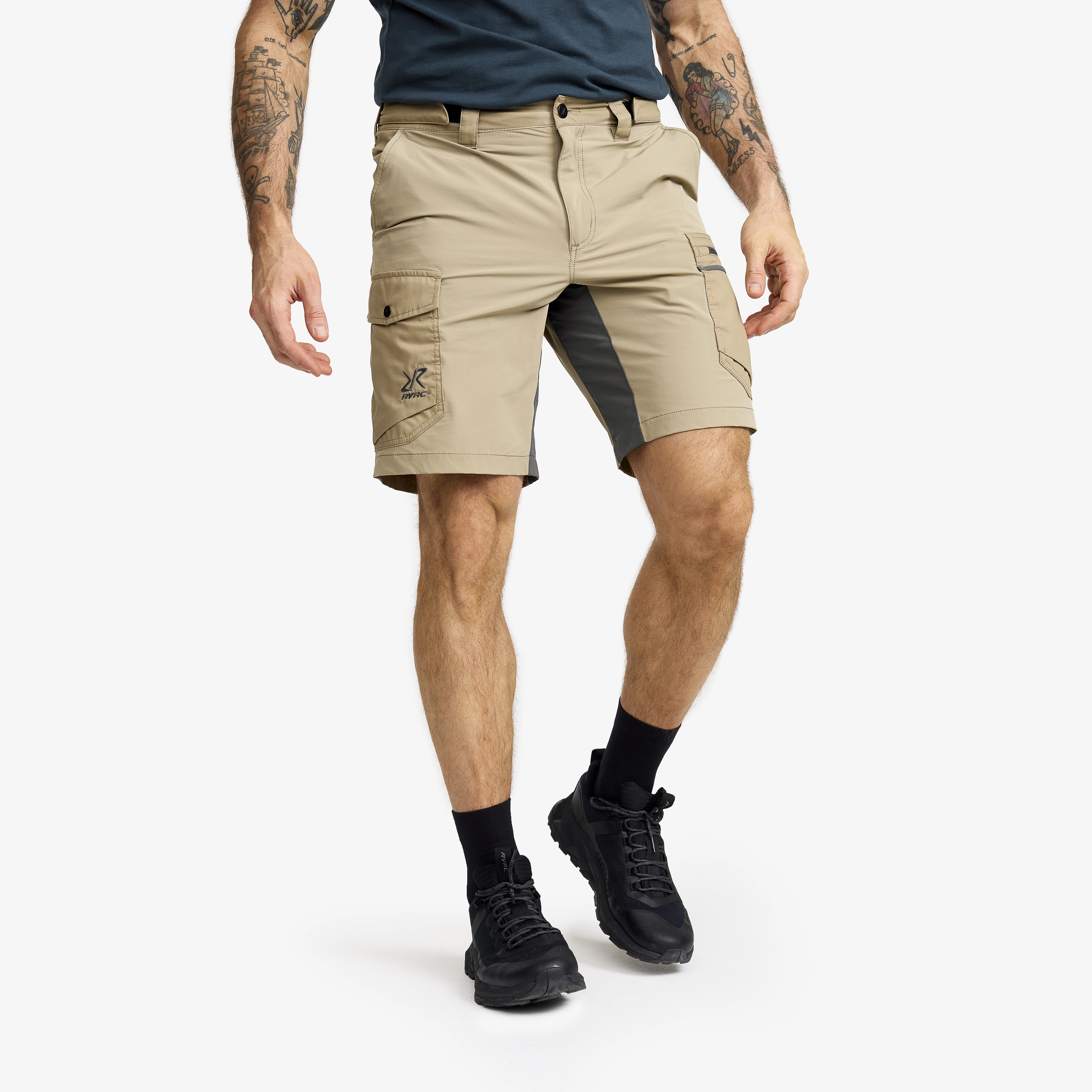 Rambler Lightweight Pro Shorts Herren Khaki, Größe:2XL - Hosen > Shorts