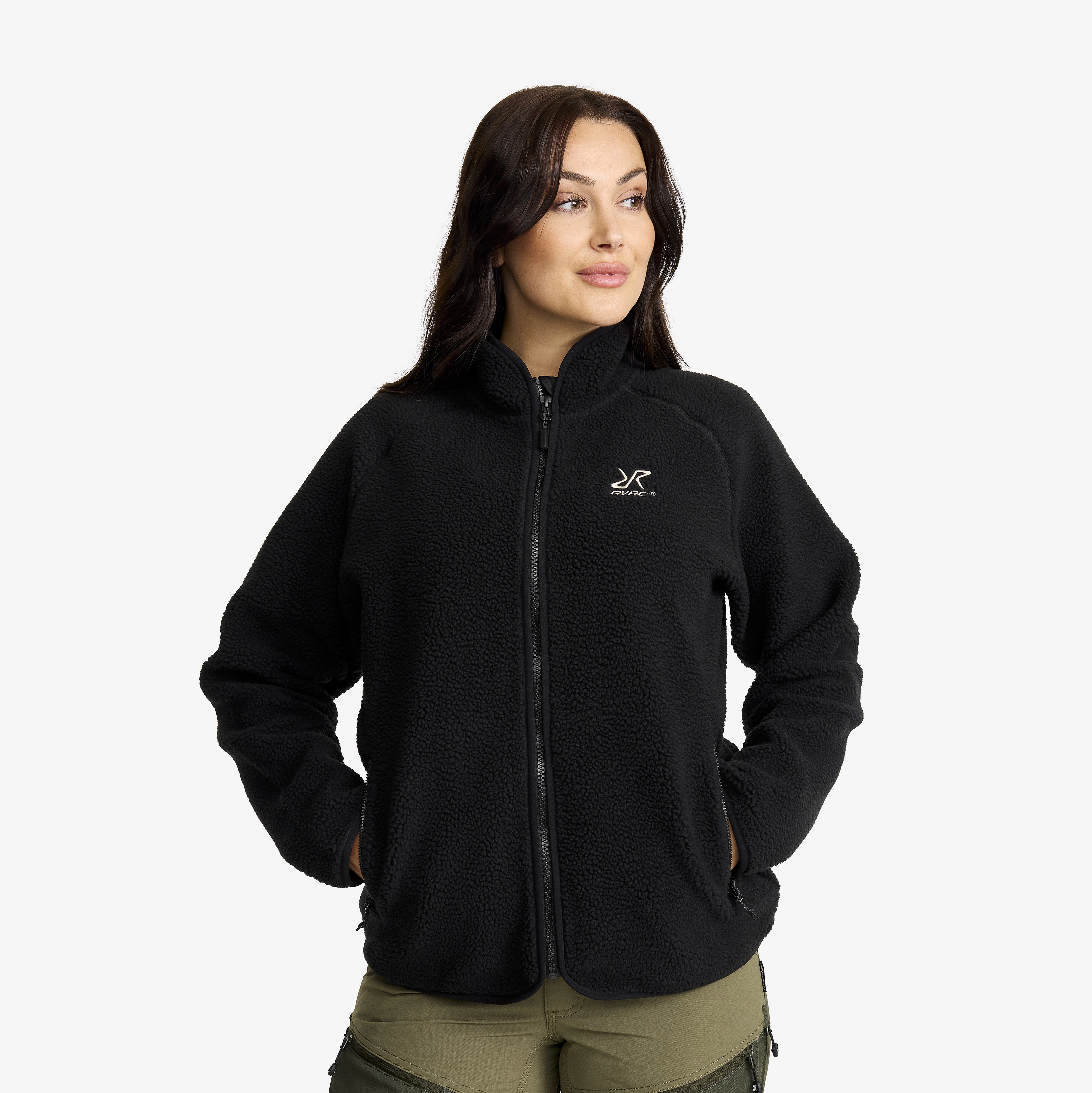 Canyon Full-zip Pile Fleece Damen Black, Größe:XL - Damen > Oberteile > Fleece