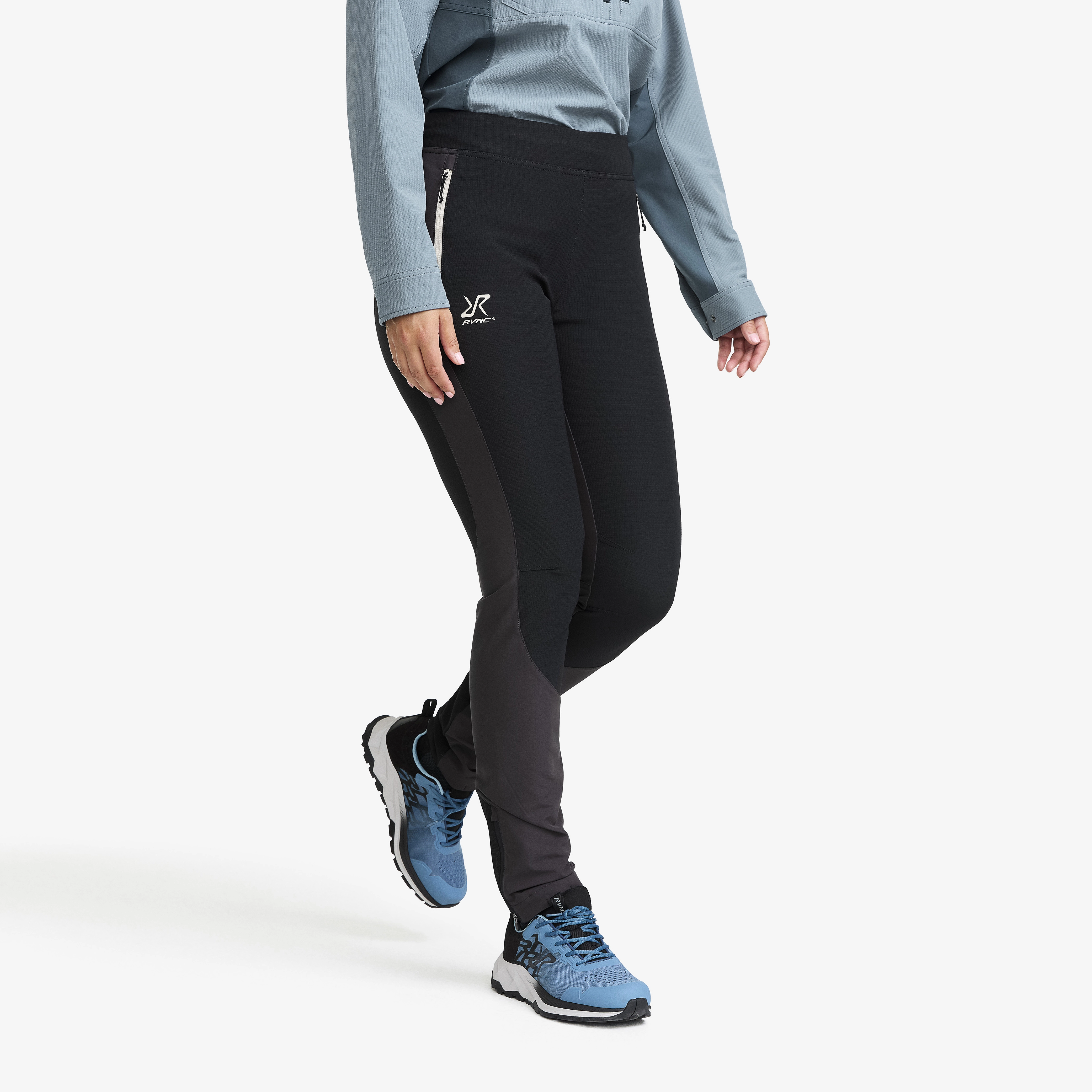 Ridge Trek Pants Damen Black/Anthracite, Größe:XL - Outdoorhose, Wanderhose & Trekkinghose