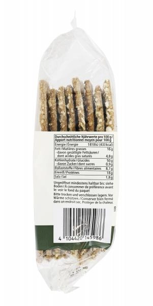 Alnatura Dinkel Knäcke Käse Kürbiskern