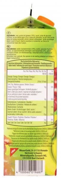 Wesergold Banane-Kirsch