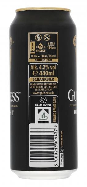 Guinness Draught (Einweg)