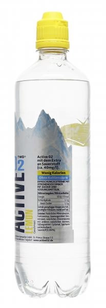 Active O2 Two Erfrischungsgetränk Lemon (Einweg)