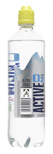 Active O2 Two Erfrischungsgetränk Maracuja Lime (Einweg)