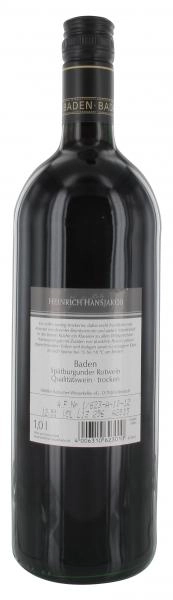 Heinrich Hansjakob Spätburgunder Rotwein trocken