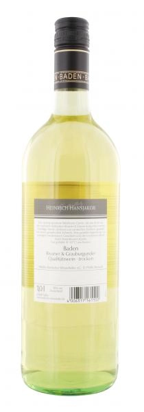 Heinrich Hansjakob Baden Rivaner & Grauburgunder Weißwein trocken