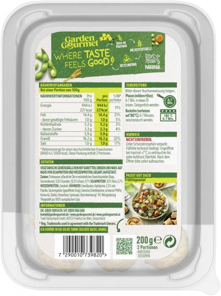 Garden Gourmet Vegetarische Gemüsebällchen