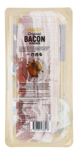 Tulip Bacon in Scheiben