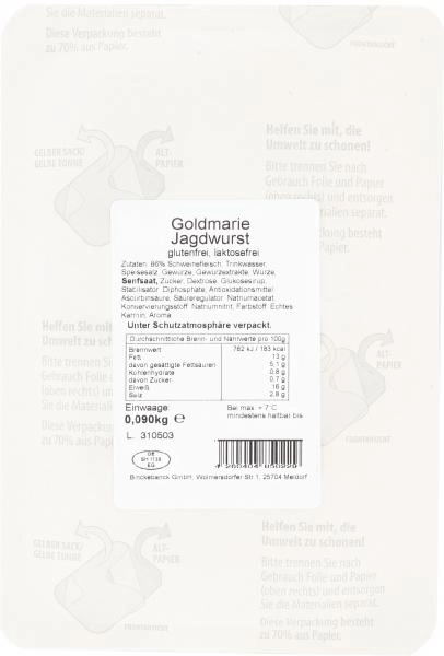 Goldmarie Jagdwurst