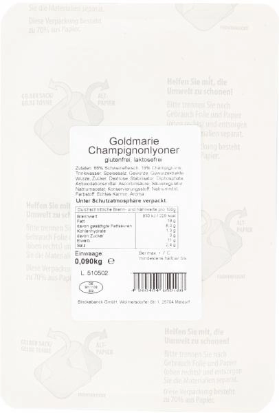 Goldmarie Champignonlyoner