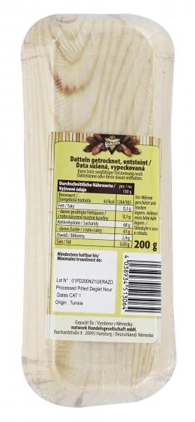 Die Leckeren Datteln getrocknet