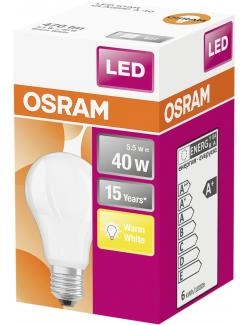 Osram LED Star Classic A40 5, 5W E27 warmweiß
