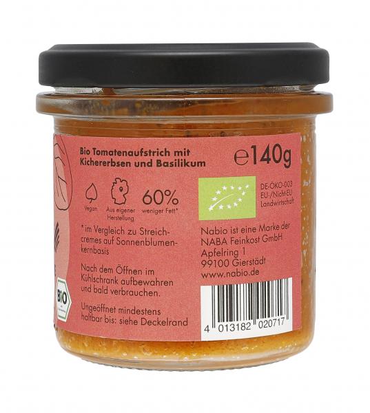 Nabio Protein Aufstrich Knallererbse - Kichererbse