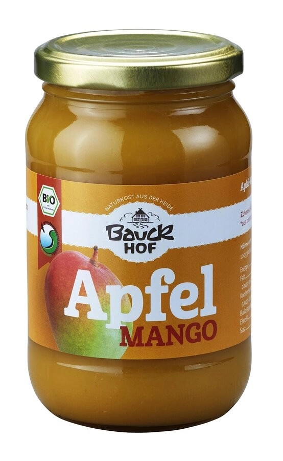 Bauckhof Apfel-Mangomark, 360 gr Glas