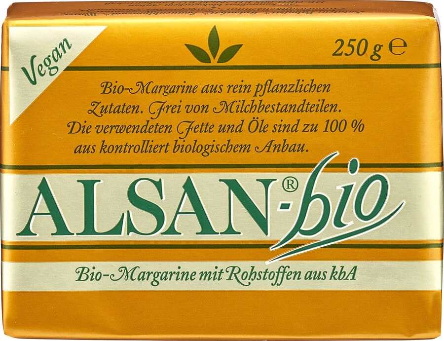 Alsan Margarine, 250 gr Stück