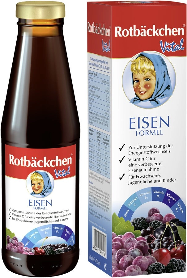 Rotbäckchen Vital Eisen Formel, 450 ml Flasche