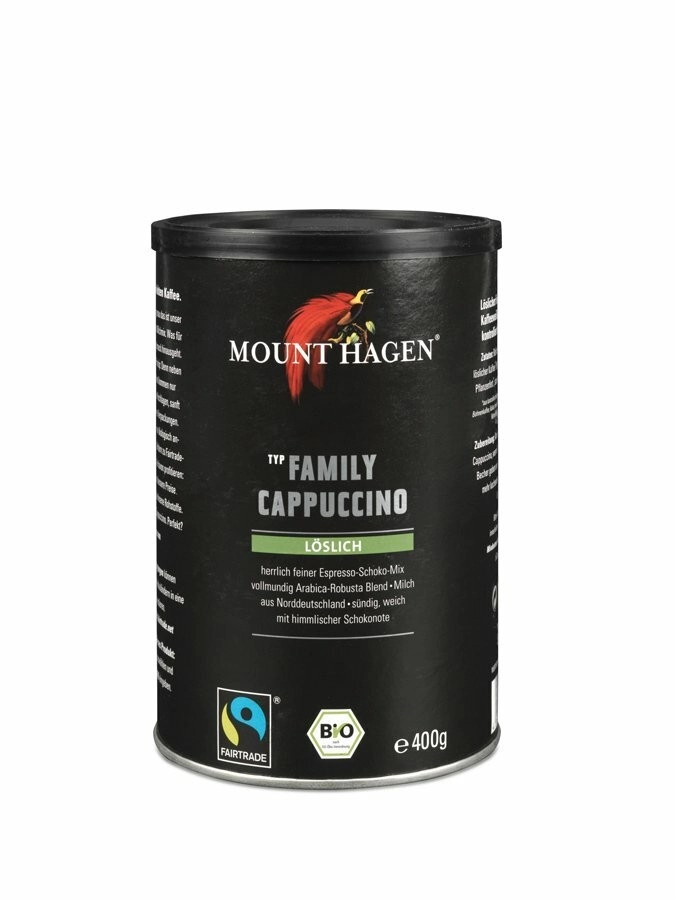 Mount Hagen Family Cappuccino mit Schokonote, 400