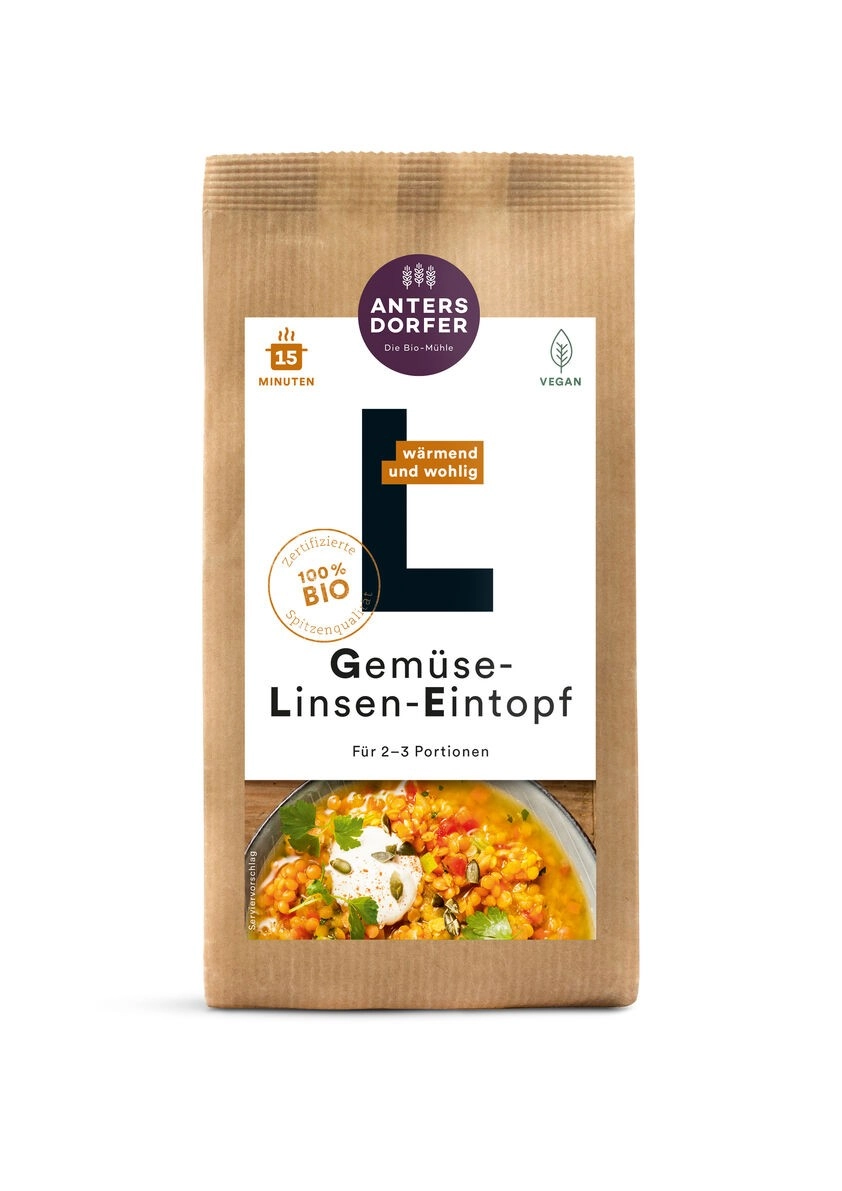 Antersdorfer - Die Bio-Mühle Gemüse-Linsen-Eintopf