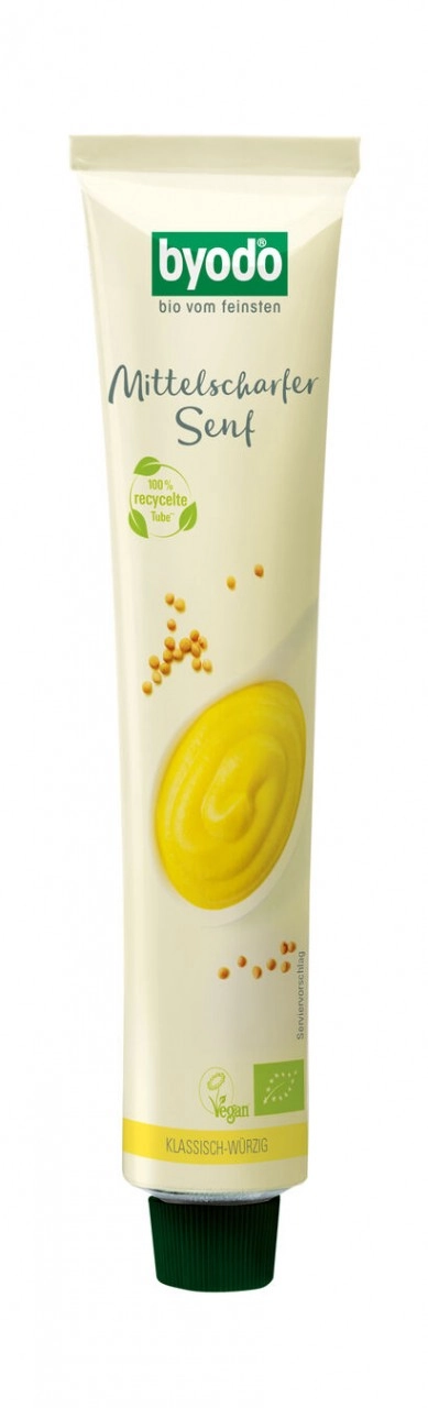 byodo Mittelscharfer Senf, 100 ml Tube