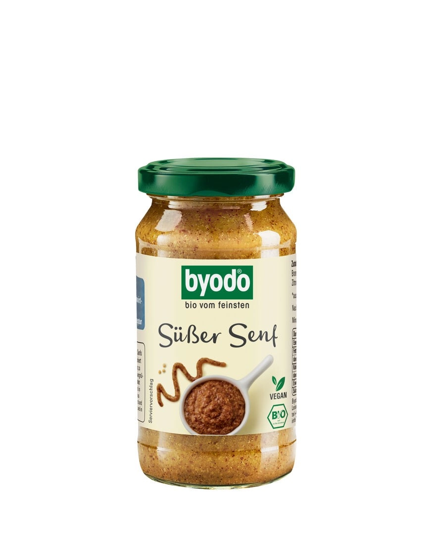 byodo Süßer Senf, 200 ml Glas