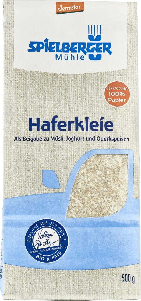Spielberger Haferspeisekleie, 500 gr Packung