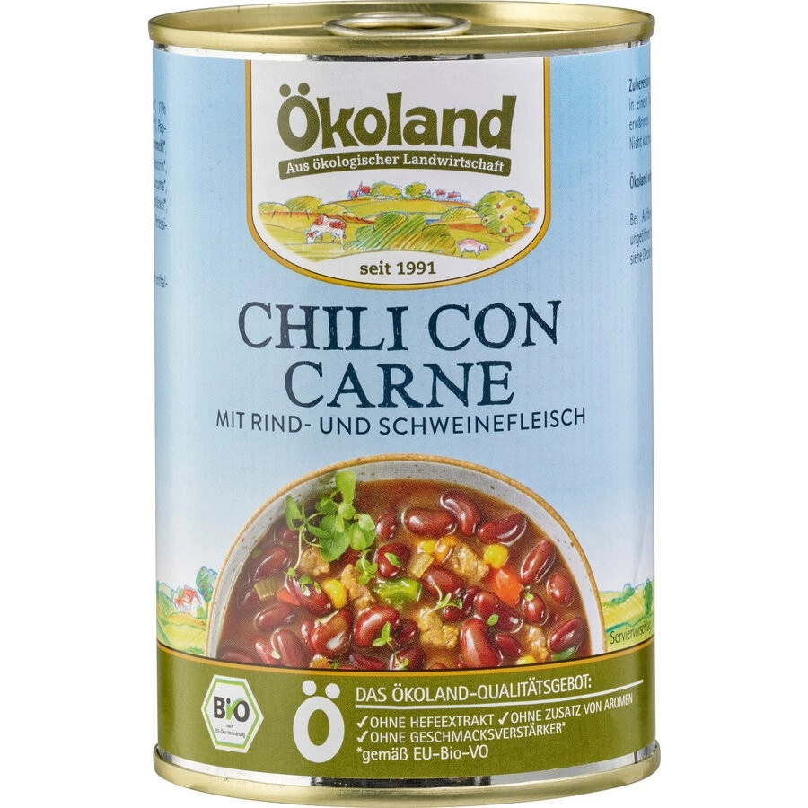 Ökoland Chili con Carne, 400 gr Dose