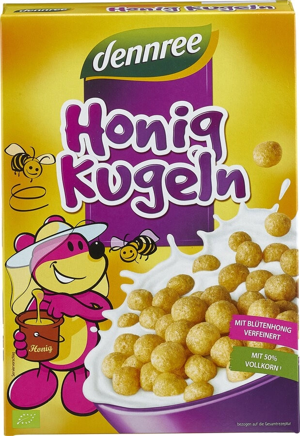 dennree Honigkugeln, 250 gr Packung