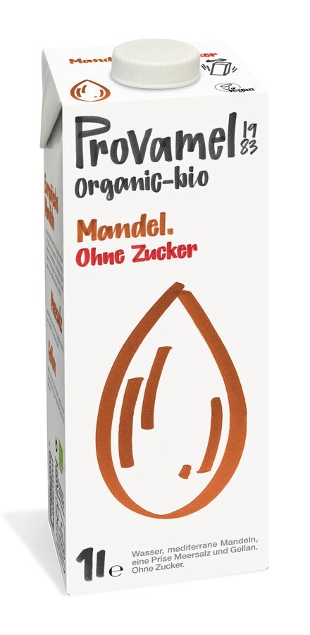 Provamel Mandel-Drink ungesüßt, 1 ltr Packung