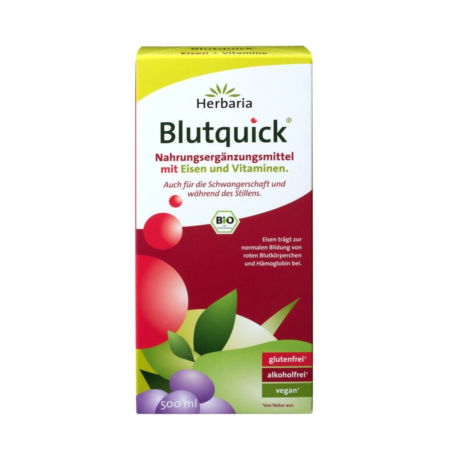 Herbaria Blutquick, 500 ml Flasche
