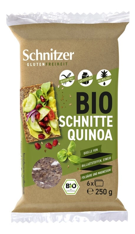 Schnitzer Schnitte Quinoa, 250 g Packung -glutenfr