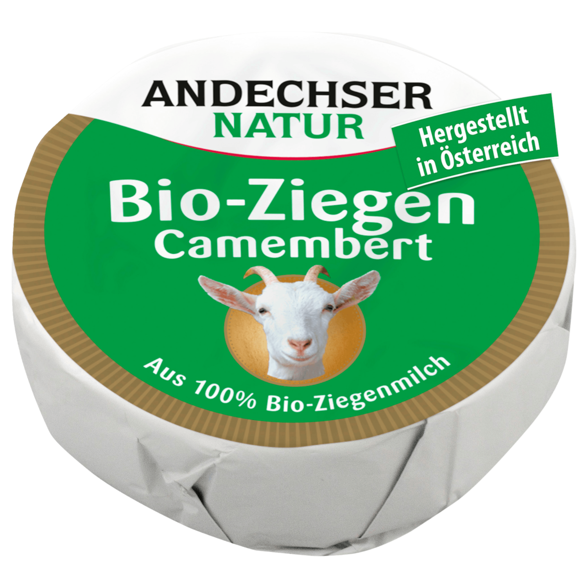 Andechser Natur Ziegencamembert, 100 g