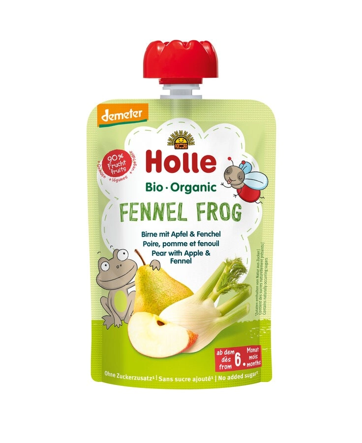 Holle Fennel Frog Birne mit Apfel & Fenchel, 100 g