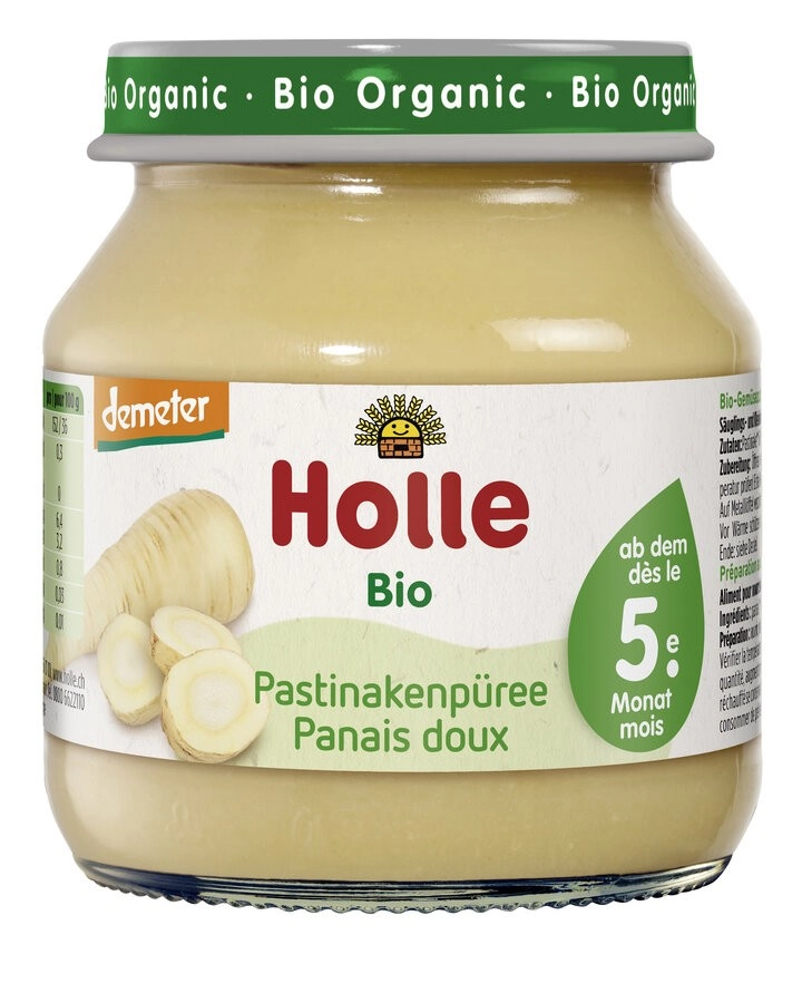 Holle Pastinakenpüree, 125 gr Glas