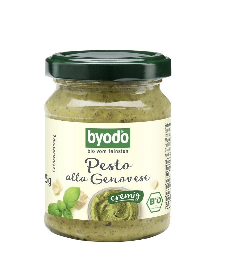 byodo Pesto alla Genovese, cremig, 125 g Glas