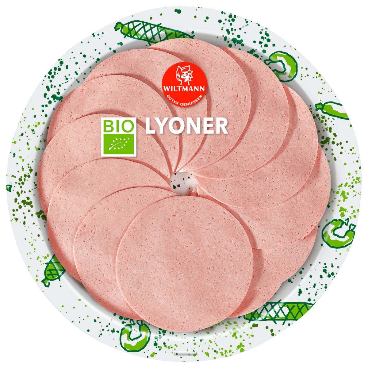 Echt und Recht Schinkenlyoner, 80 gr Stück