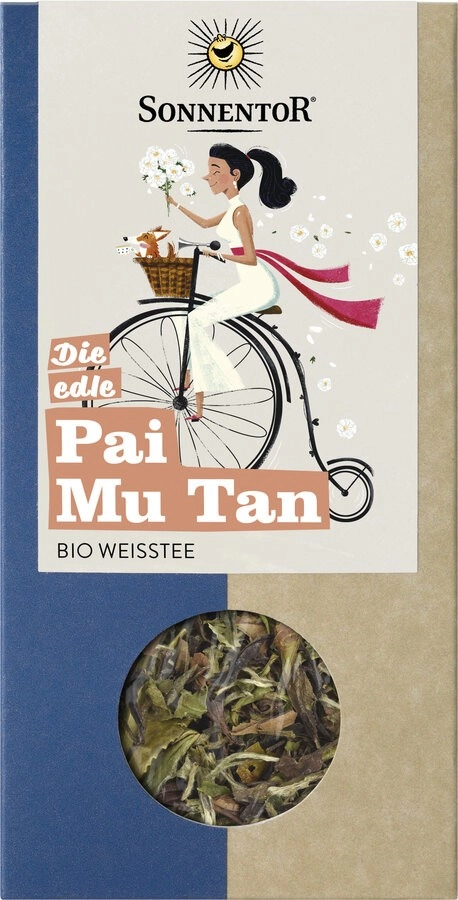 Sonnentor Weisser Tee - Pai Mu Tan, 40 gr Packung