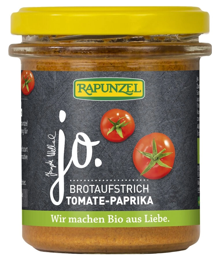 Rapunzel jo. Brotaufstrich Tomate-Paprika, 140 gr