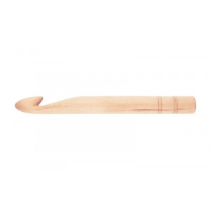 KnitPro Jumbo Birch Häkelnadel Birke 23cm 25.00mm