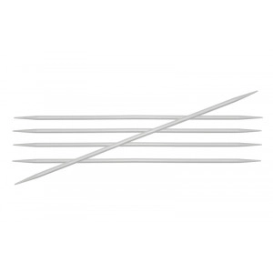 KnitPro Basix Aluminium 15cm 3.75mm / 5.9in US5