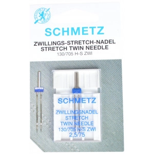 Schmetz Nähmaschinennadeln Zwilling Stretch Gr. 2,5-75 - 1 Stk