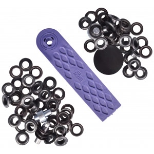 Prym Ösen Schwarz oxidiert 5mm - 40 Stk