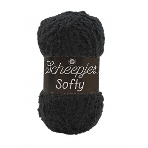 Scheepjes Softy- Garn Unicolor 478 Schwarz