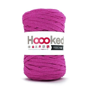 Hoooked Ribbon XL T-Shirt Garn Unicolor SP4 Pflaume