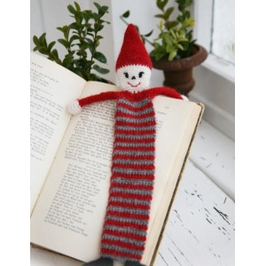 Christmas Bookmark by DROPS Design - Häkelmuster mit Kit Lesezeichen W - Nissebogmærke by DROPS Design
