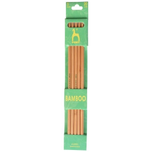 Pony Strumpfstricknadel Bambus 20cm 5,00mm 7.9in US 8