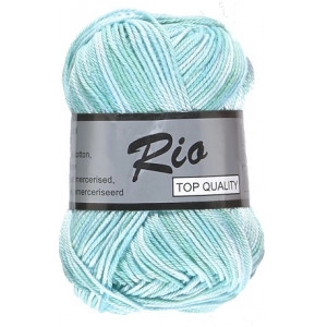 Lammy Rio Garn Print 628 Blau/Türkis/Grün 50 Gramm